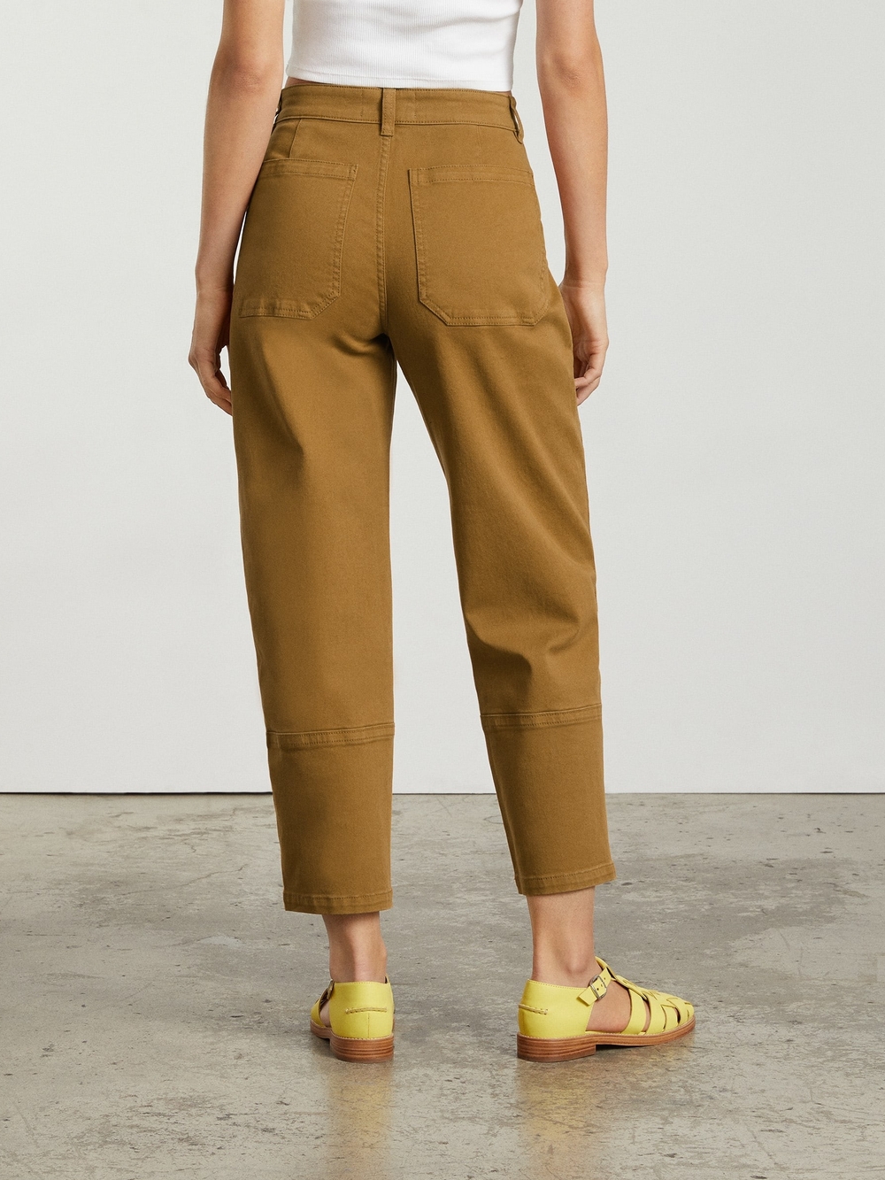 Everlane Utility Barrel Pant Cotton Twill Ankle Length